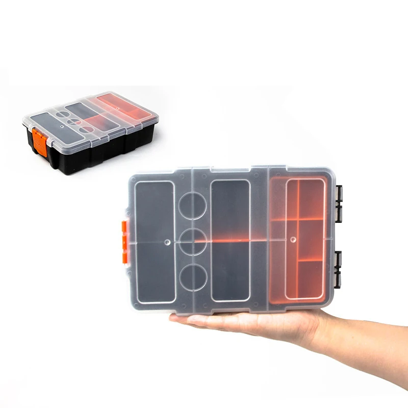 Matte Plastic Parts Box Hardware Parts Box Household Classification Screw Packaging Tool Box