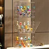 3Pcs Acrylic Blind Box Storage Display For Collectible Figures And Clear Display Toys Stand For Lego And Bubblegum Pop Mart 4