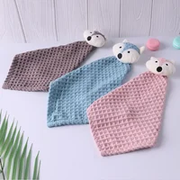 Cartoon Fox Baby Hand Towel Soft Cotton Kids Bath Wipe Hanging Towels For Baby Girl Boy Infant Children Bathroom Towel 2