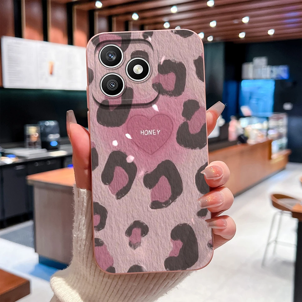 Green Cute Rabbit Pattern Silicone Case for For Honor X8D - Flexible, Anti-Drop with Full Camera Protection