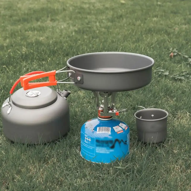 

Mini Pocket Rocket Stove Outdoor Camping Hiking Travel Backpack 304 Stainless Steel 3000W Portable Camp Backpacking Stove