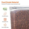 4L Cereal Storage Containers with Lids 1/2/4pcs Airtight Food Moistureproof Tank with Label Stickers Kitchen Organization Box 3