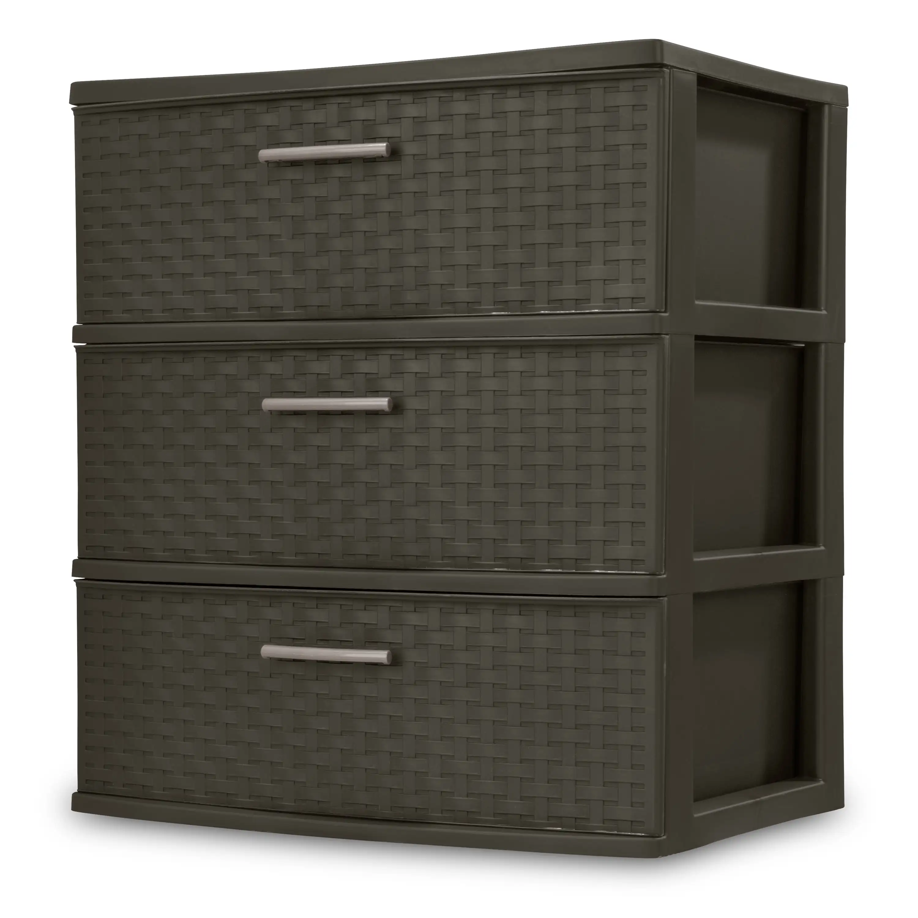 

Sterilite 3 Drawer Wide Weave Tower Espresso