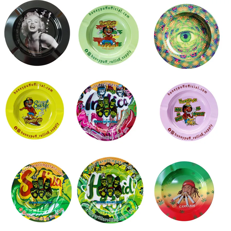 

Пепельница металлическая термостойкая для путешествий, 50 шт.