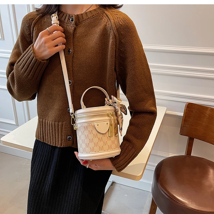 Women's Tote Bucket Bag Pu Leather Shoulder Handbag For Daily Wear_voghion.com