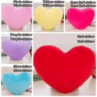 Heart Plush Toys Valentines Day Soft Pillow Kawaii Toy Lovely Gift for Birthday Home Decorative Soft Stuffed Pillow 5
