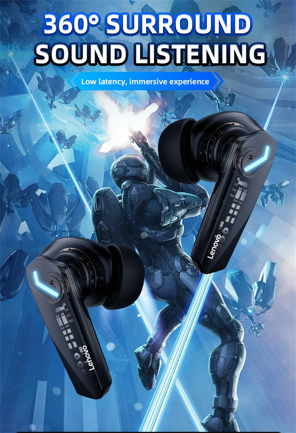 Lenovo Original GM2 Pro Bluetooth V5.3 TWS Wireless Earphones Stereo Sport Earbuds Game Music Low Latency Headset 2026 New S1681df8db3ac443ea12f9b14d037ebb0r