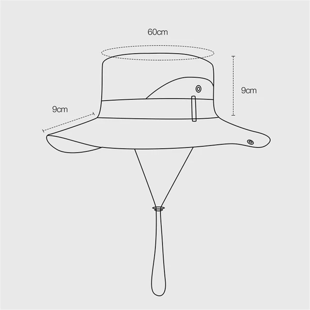 UPF 50+ Summer Hats Men Sun Protector UV-proof Breathable Bucket Hat Large  Wide Brim Hiking Outdoor Fishing Beach Cap Cowboy New - AliExpress