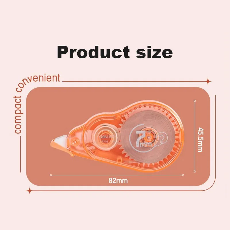 Roller Correction Tape 20m Large Capacity White out Correction Tape Stationery School Supplies Core Wide 7mm Roller
