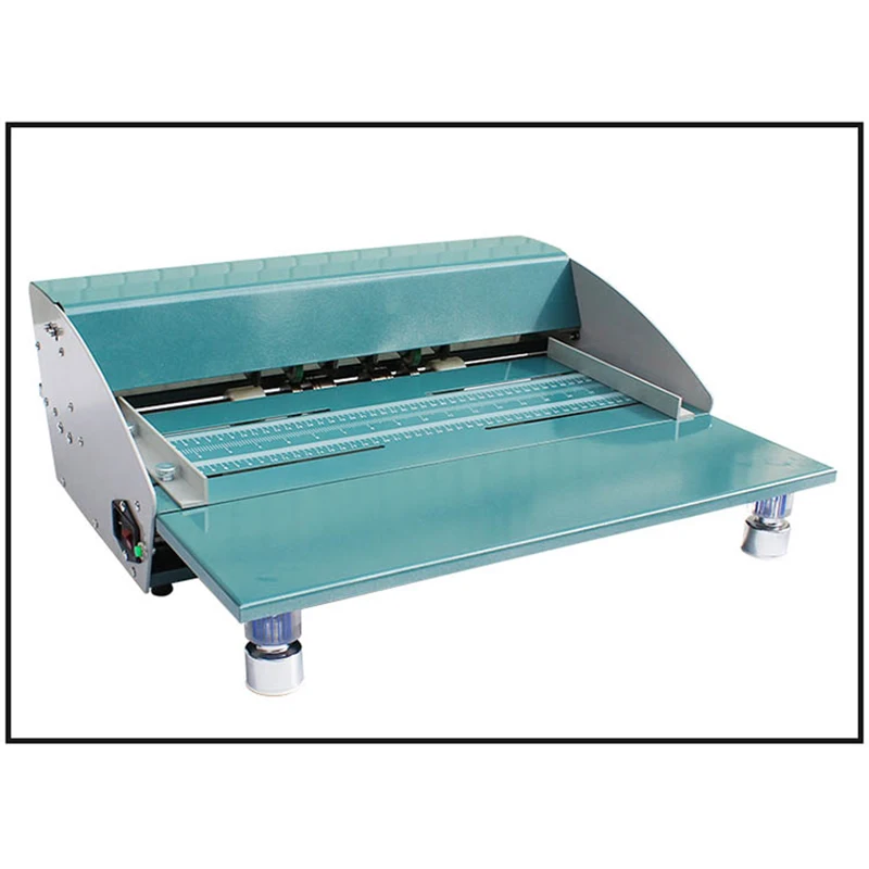Electric Paper Creasing Machine Electric Folding Machine Paper Creaser Scorer Cutter Perforating 220V/110v 460mm