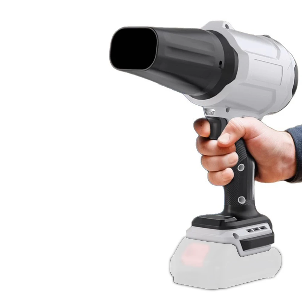 2000W Turbo Fan Violent Air Gun 800g Thrust Stepless Speed High Power Cordless Leaf Blower Handheld Jet Fan for Makita Battery