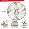 DT-DIATOOL 2pcs Dia125mm Saw Blade Coated High quality Diamond Cutting Disc Saw Blade M14 Thread 5 Inch Grinding wheel Marble