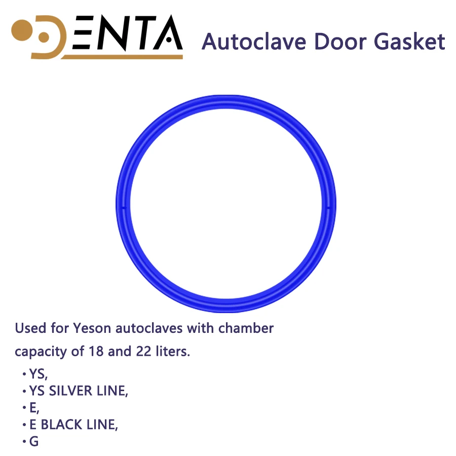 15# YESON Autoclave door gasket 8L,12L,15L 16L 17L 18L- 23L,45L sterlization door seal replacement seal Chamber tools