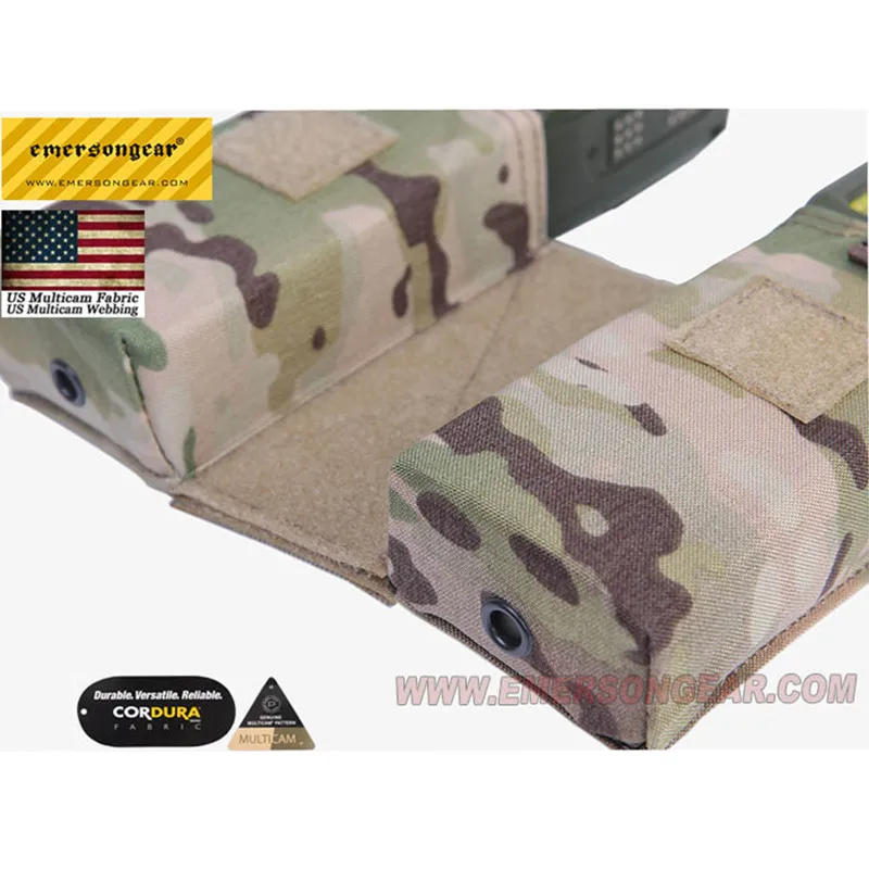EMERSON MOLLE JPC MBITR Radio Pouch Set Multicam EM8333