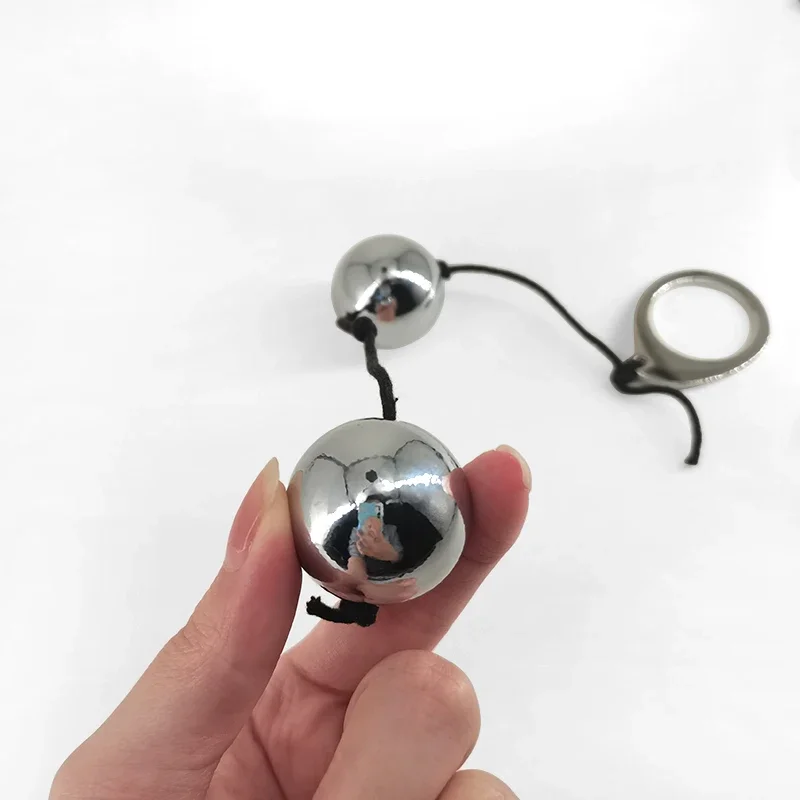 Metal Women Vaginal Balls 2 Eggs Kegel Exercise Anal Beads Ben Wa Ball Expander Vaginal Tighten Exercise Sex Toy for Women