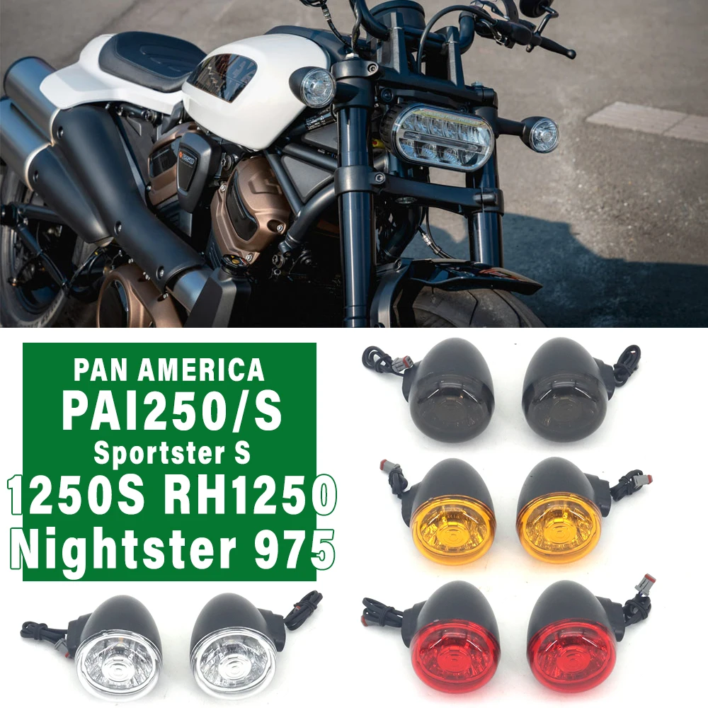 Sportster S 1250 Front Rear Turn Signals Indicators LED Lights For
