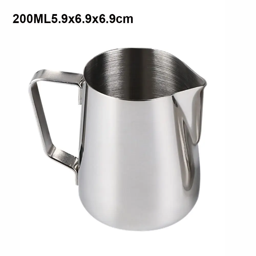 Milk Frothing Pitcher Stainless Steel Coffee Pitcher Espresso Steaming Coffee Barista Latte Frother Cup Cream Froth