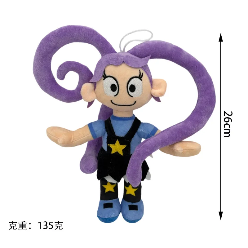 30cm 크리스마스 사랑 선물 소녀들을 위한 릴리 플러시 장난감 보라색 머리띠 인형 귀여운 포옹 쿠션 침실 장식