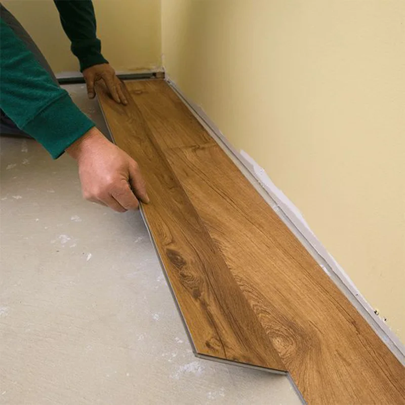

Factory direct price cheap Embossed Texture wooden floor vinyl plastic click vinyl
