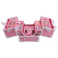 Girl Simulation Pretend Princess Makeup Toys Play House Children Cosmetics Lipstick Eyeshadow Set for Kids Cosplay Game 1