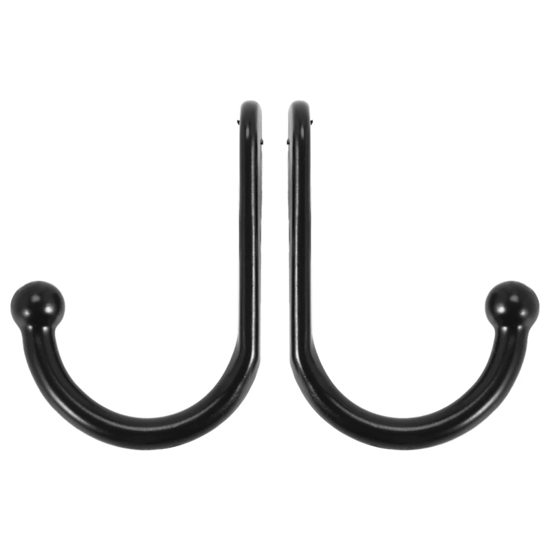 14 PCS Wall Mounted Hooks Coat Hooks Door Robe Hook For Hanging Towel Hat Key Cup Single Metal Hook For Bedroom-A021