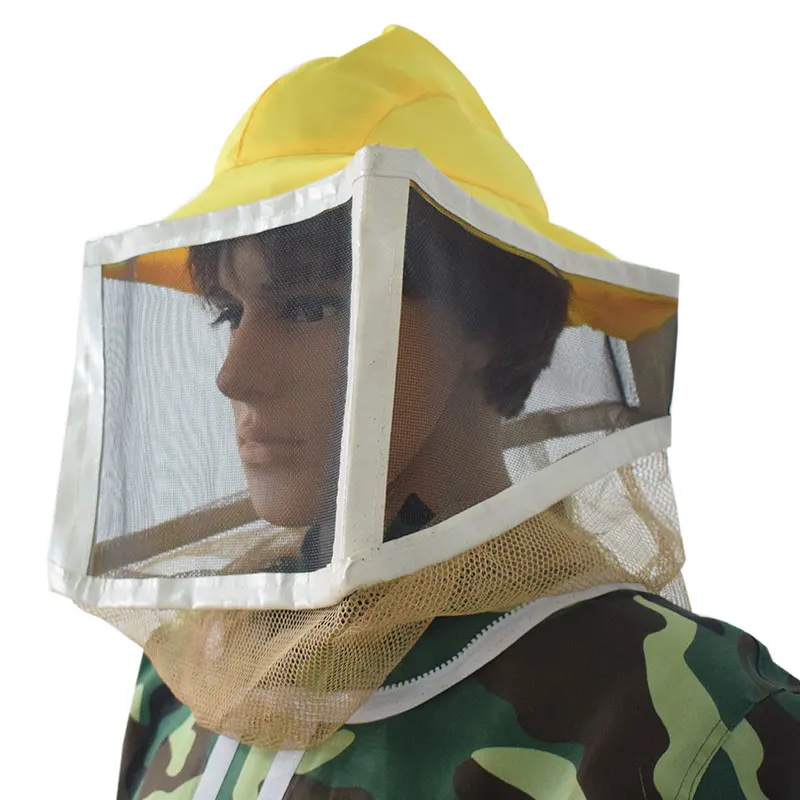 Beekeeper Square Hat Folding Bee Hat And Veil for Beekeeping Supplies Bee Farm Gear beekeeping hat