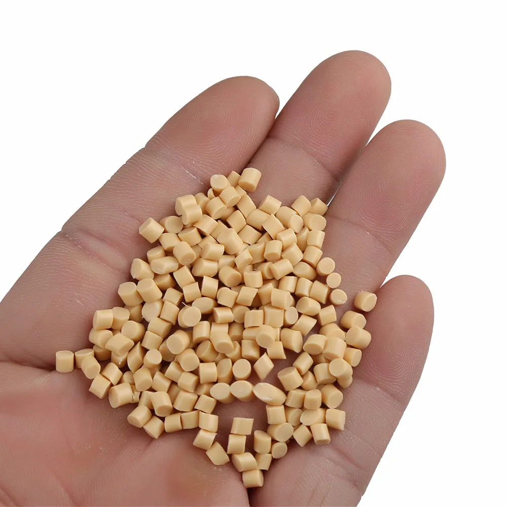 

50g/bag Beige Italy Glue Grain/Beads High Purity Strong Adhesion Fusion Glue Keratin for Human Hair Extension