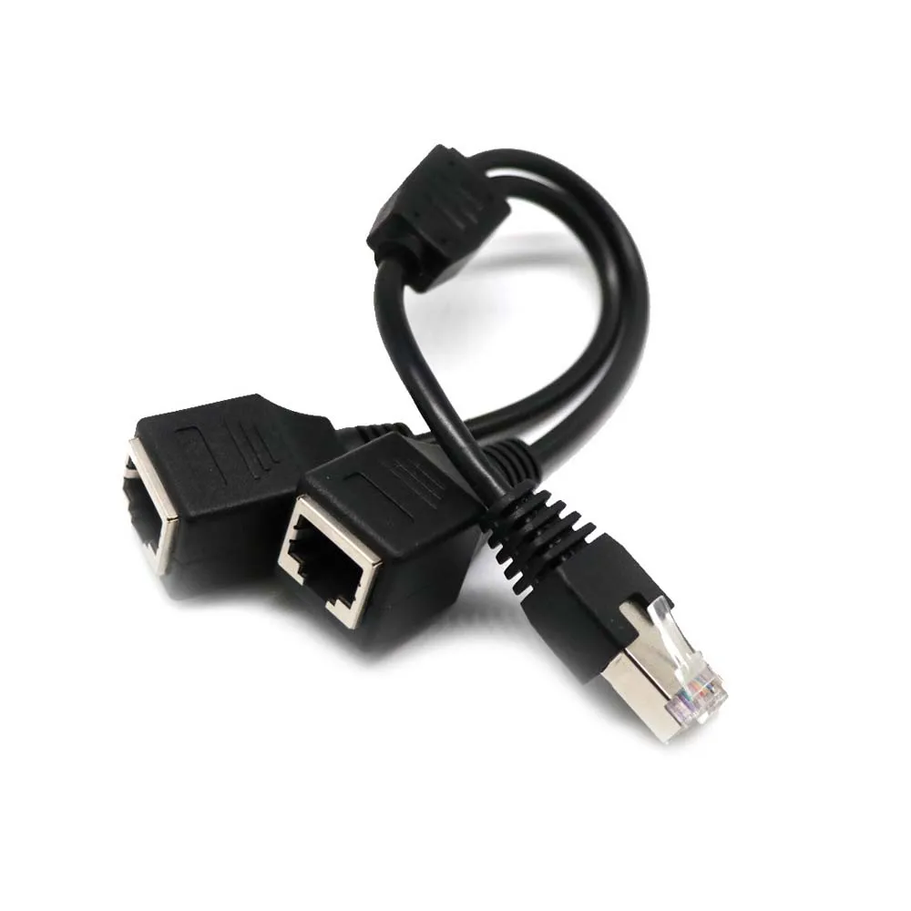 

Адаптер Компьютерные аксессуары адаптер кабель 1 штекер на 2 гнезда Rj45 адаптер Ethernet адаптер сетевой разветвитель порт