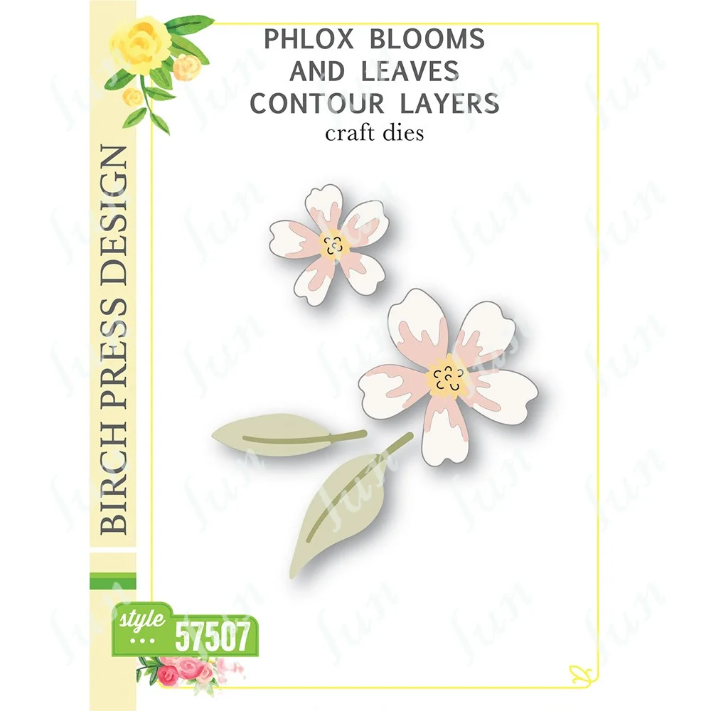 

Высекальные штампы Phlox в форме цветов, Листьев, высечки, ремесла, скрапбукинг, поздравительная открытка, украшение «сделай сам», шаблон для тиснения ручной работы