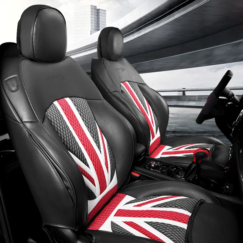 Tappetini In Velluto Per BMW Mini Cooper III F57 (dal 2016) – 2 Pezzi Anteriori Con Fissaggi E Protezione Tallone, Colore Nero, 1300 G/m² - 2