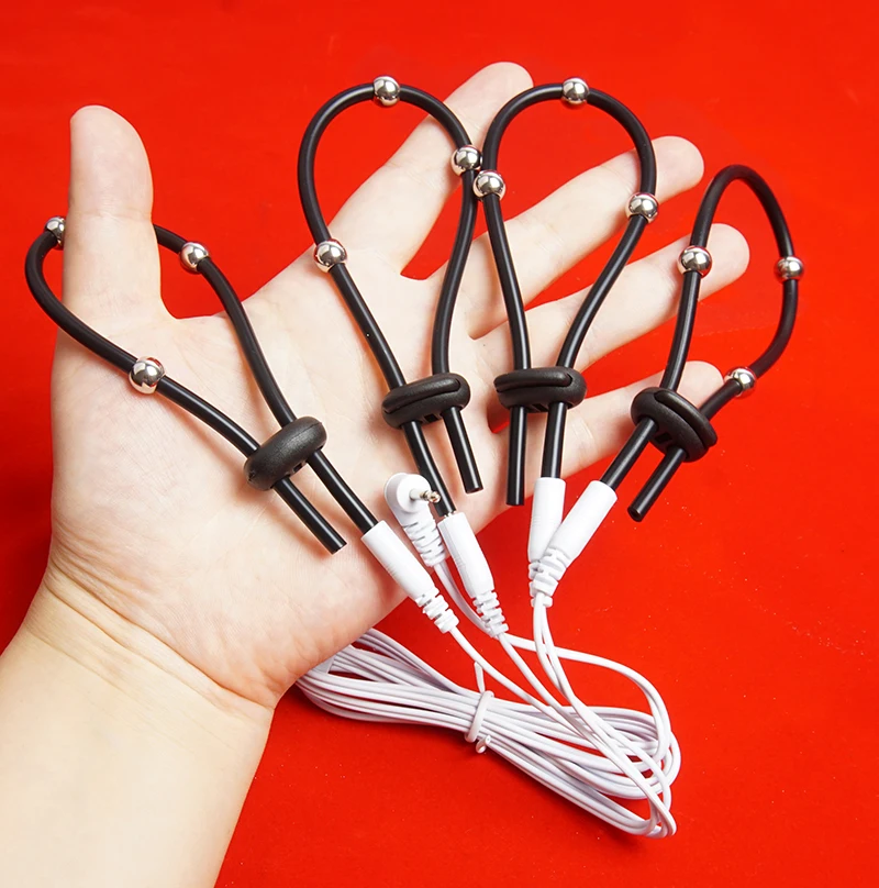 Electro_BDSM_Stimulator Penis-Ring & Anal-Butt-Plug For Men - Foto 10