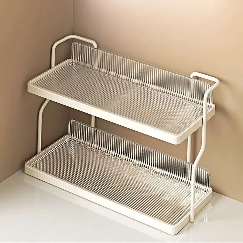 Home kitchen multifunctional storage rack storage shelf organizer countertop spice rack desktop 3