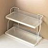 Home kitchen multifunctional storage rack storage shelf organizer countertop spice rack desktop 3