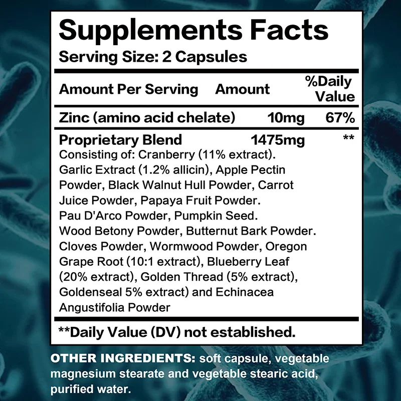 Parasite Blast-Bowel Cleansing Supplement, Digestive Health, Immune Health, Parasite Removal
