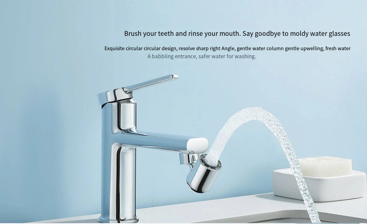 Xiaomi Mijia Mouthwash Bubbler S1 Universal Faucet description image 4