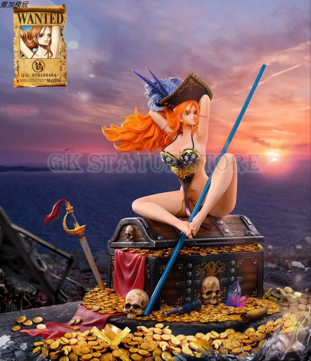 

Dragon Studio Treasure Nami GK Original Product statue Anime model Toy Gift for kid
