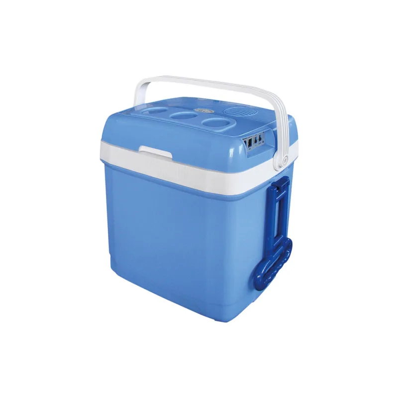 Холодильник автомобильный MYSTERY MTC-30 (Напряжение питания 12В/220В, объем 30 л, макс.мощность 68 Вт, охлаждение на 12-14°С ниже окружающей среды, нагрев до +55°С, антибактериальное внутреннее покрытие)