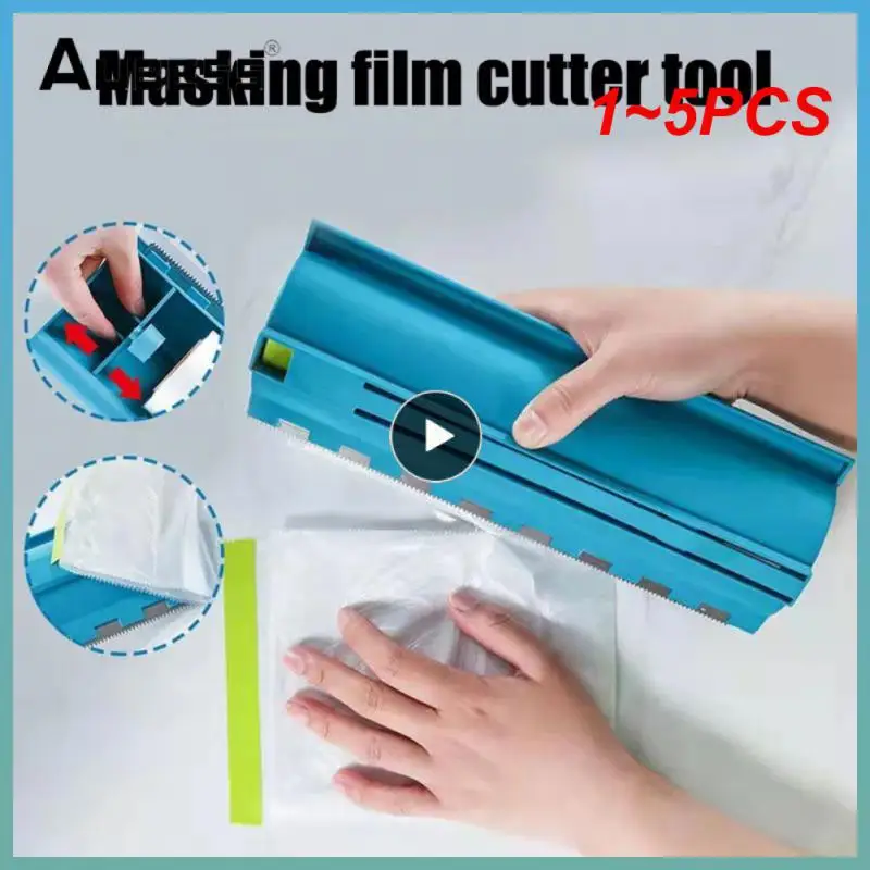 

1~5PCS Paint Protection Film Cutter With Spray Paint Masking Paper Painters Tool Masking Film Cutting Tool Adjustable
