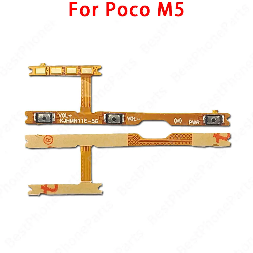 Enhanced Side Button Switch Volume Key Power On/Off Flex Cable Replacement Parts