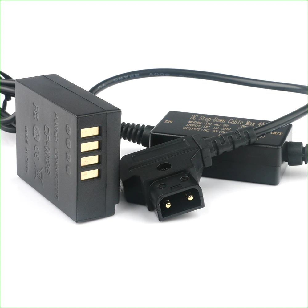D-TAP To NP-W126 W126S Dummy Battery CP-W126 DC Coupler for Fujifilm X-E1 E2 X-T1 X-T2 X-T3 X-T10 X-T20 X-T30 X-T100 X-T200 X-A1
