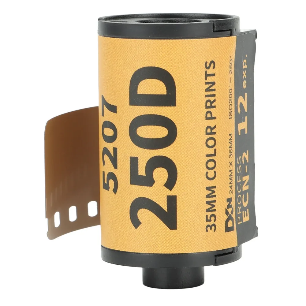 12매 35mm 컬러 인화필름 ECN 2 프로세스 35mm 컬러 인화필름 광폭 노출범위 200-250 감광도 135 카메라용