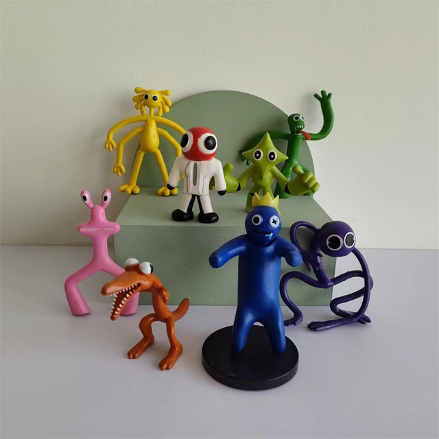 Rainbow Friends Green Monster  Rainbow Friends Blue Monster - Movie Friends  Figures - Aliexpress