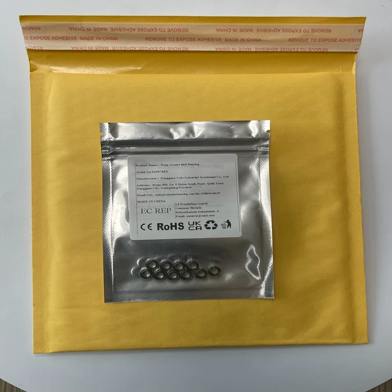 Ball Bearings SMR74ZZ ABEC 9 Bearing Stainless Steel 4x7x2.5 3x6x2.5 3x8x4 4x9x4 6x10x3 9x17x5 8x14x4 10Pcs