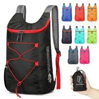 Multifunctional Outdoor for Camping Hiking Travel Folding Backpack High Density Lightweight Waterproof Nylon Fabric Sports Bag 1