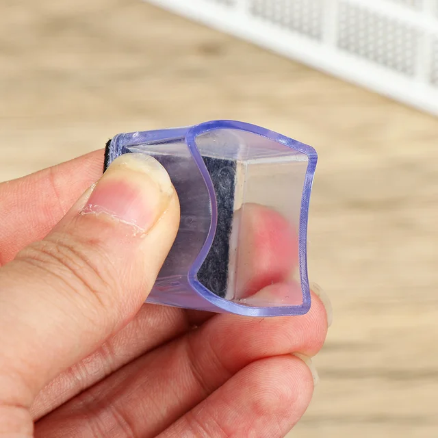 4Pcs Rubber Square Rectangle Floor Protector Pads Chair Leg Caps Table Foot Dust Cover Socks Pipe Plugs Furniture Leveling Feet 2