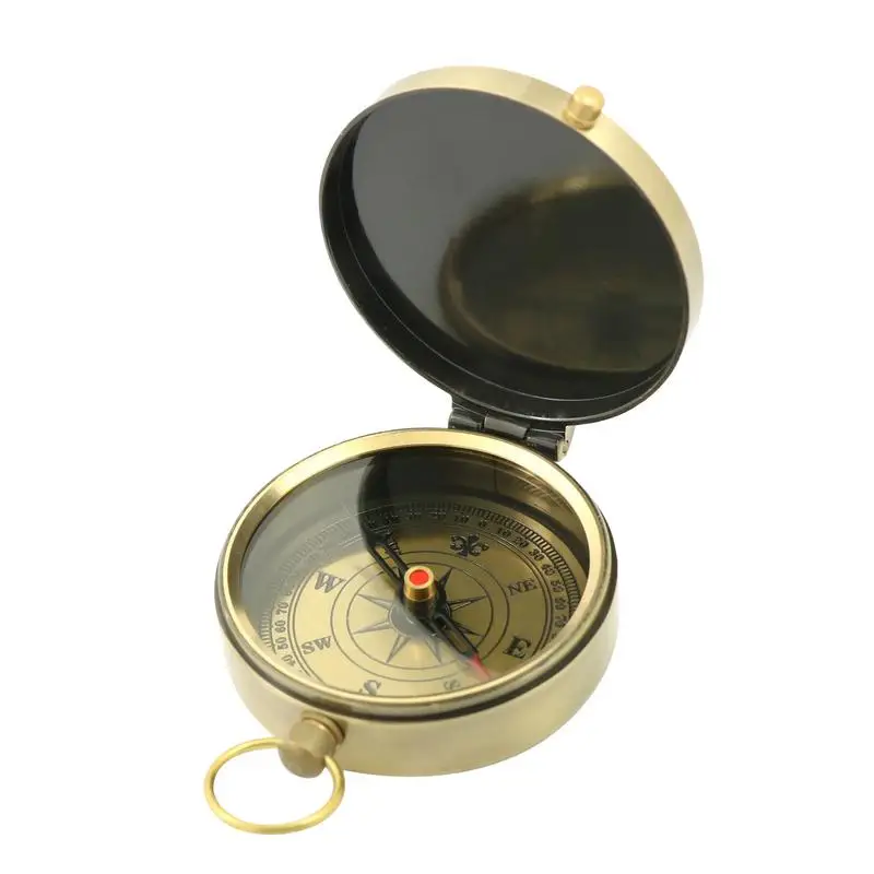 Mini Bussola Retro Design Orienteering Survival Tool Backpacking Bussola Professionale Advanced Camping Navigation Boy Scout
