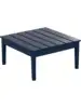 WestinTrends Ashore Outdoor Coffee Table 32 Inch All Weather Poly Lumber Adirondack Patio Coffee Table Square Low Table 1