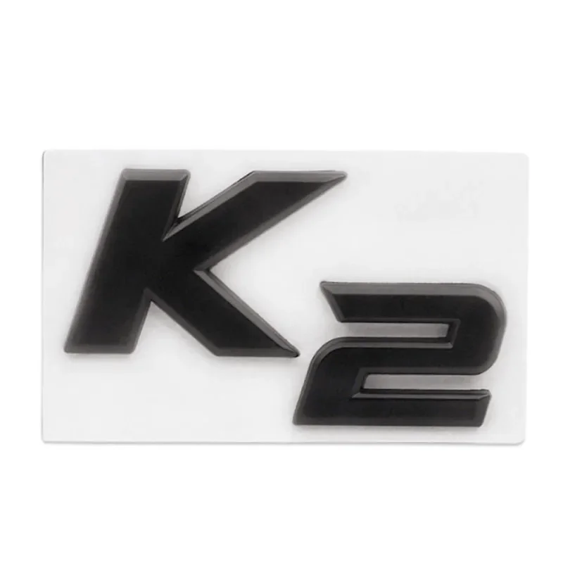 3D Metal Chrome Black Car Emblem Badge Sticker