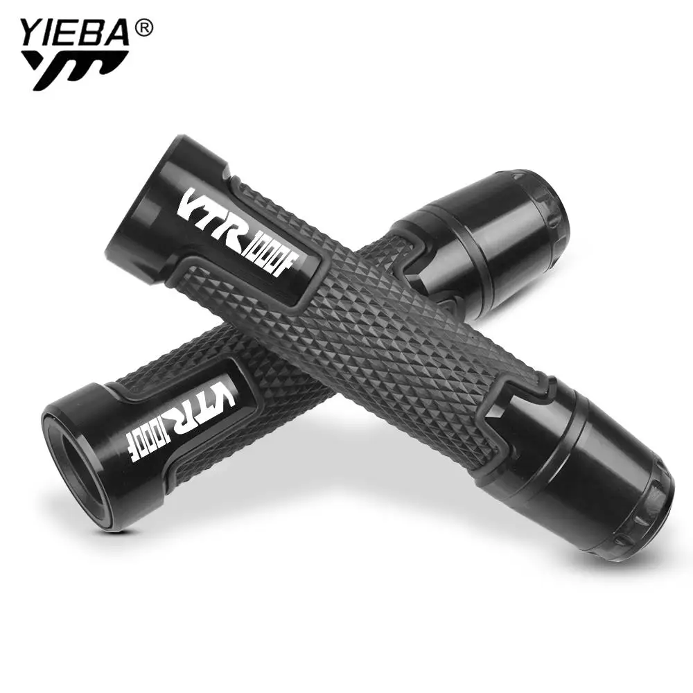 

Motorcycle Aluminum plastic Handlebar 22MM Handle bar Grip Hand Cap Moto Racing Grips For Honda VTR1000F 1998-2019 CAFE RACER