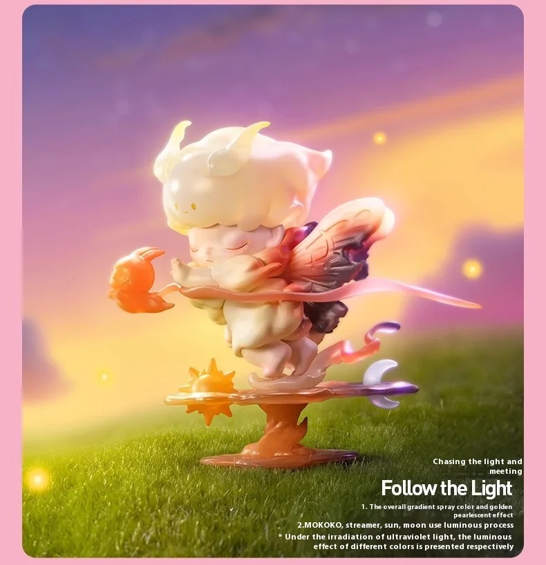 New Pop Mart Finding Mokoko Series Blind Box Mystery Box Guess Bag Toys Doll Cute Anime Figure Desktop Ornaments Collection Gift